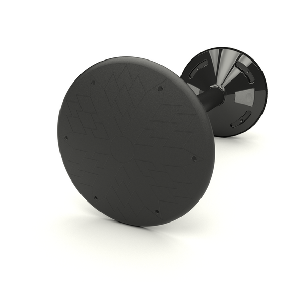 Wobble zit-sta leunkruk zwart worktrainer.nl