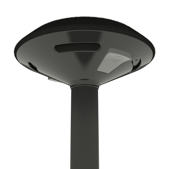 Wobble zit-sta leunkruk zwart worktrainer.nl