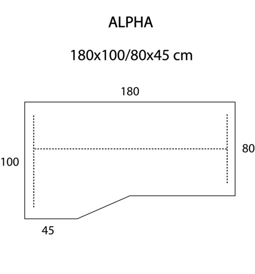 ALPHA Lumi Hoek | Elektrisch Zit-Sta Hoekbureau | Worktrainer