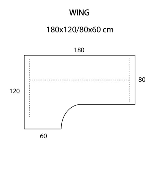 WING Lumi Hoek | Elektrisch Zit-Sta Hoekbureau | Worktrainer