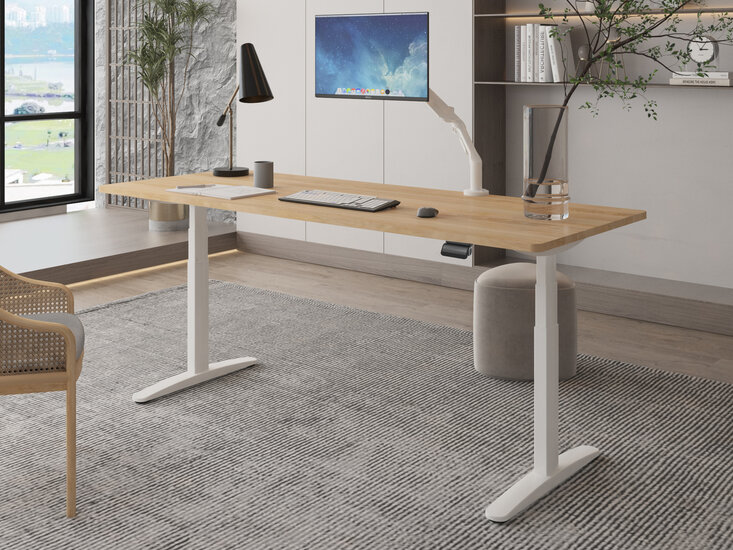 Zit-Sta Bureau OvalDesk | Worktrainer.nl