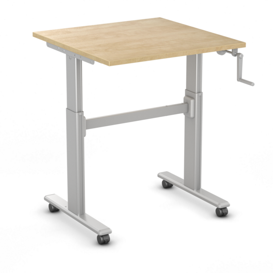 steelforce 100 - klein handmatig verstelbaar bureau