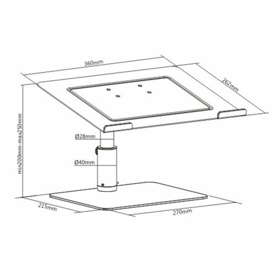 Laptopstandaard | Verhoog je laptop | Worktrainer.nl