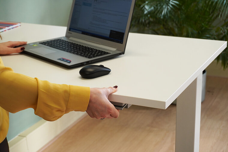 Gaslift sit-standing desk Updesk Air Worktrainer.com