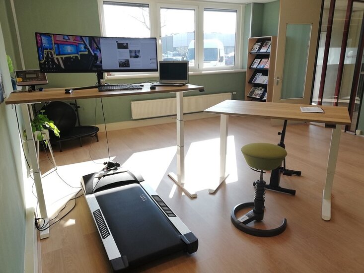 Walkdesk solo loopband achter je bureau Worktrainer.nl