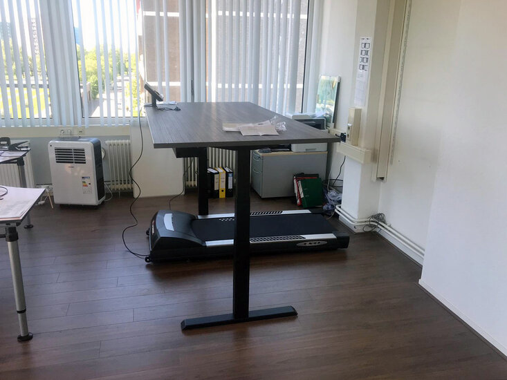 walkdesk solo wtb500 walk behind your desk Worktrainer.com