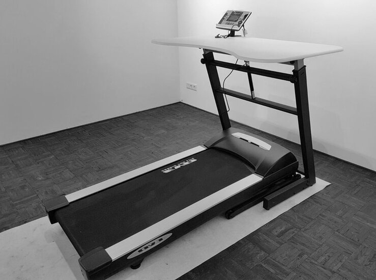 Walkdesk sit stand desk  - Walkdesk WTB600 Worktrainer.com