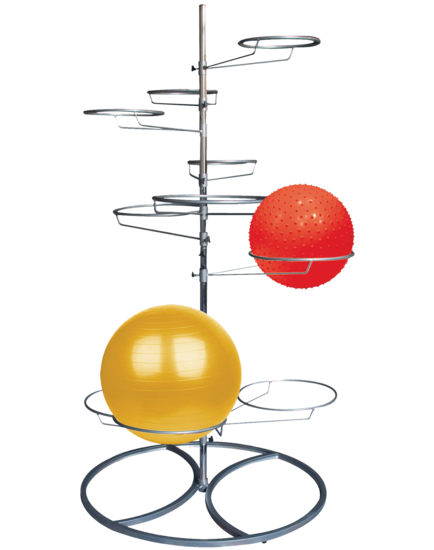 Chair ball rack