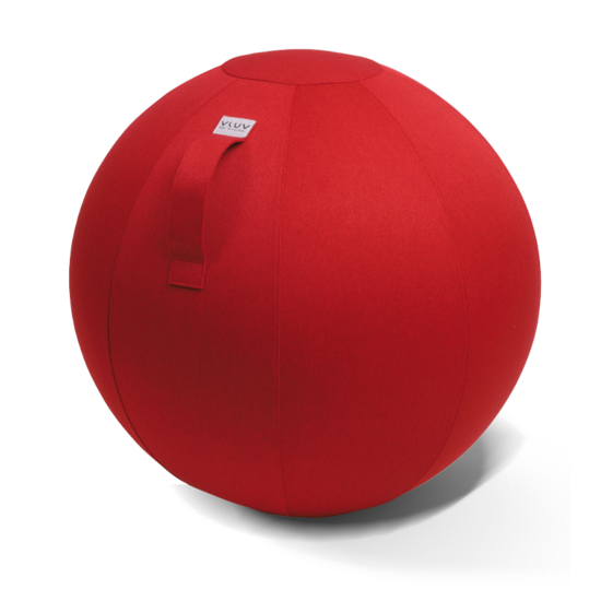 Ruby Red Vluv 55 cm Leiv sitting ball Worktrainer.com