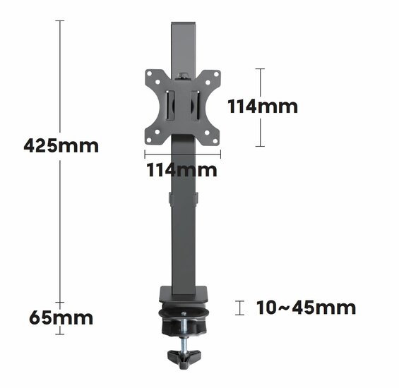 UPdesk arm Short