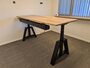 Design Hoog Laag Bureau - Elektrisch Zit-Sta Bureau - OakDesk - Worktrainer.nl 