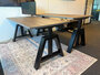 Design Hoog Laag Bureau - Elektrisch Zit-Sta Bureau - OakDesk - Worktrainer.nl 